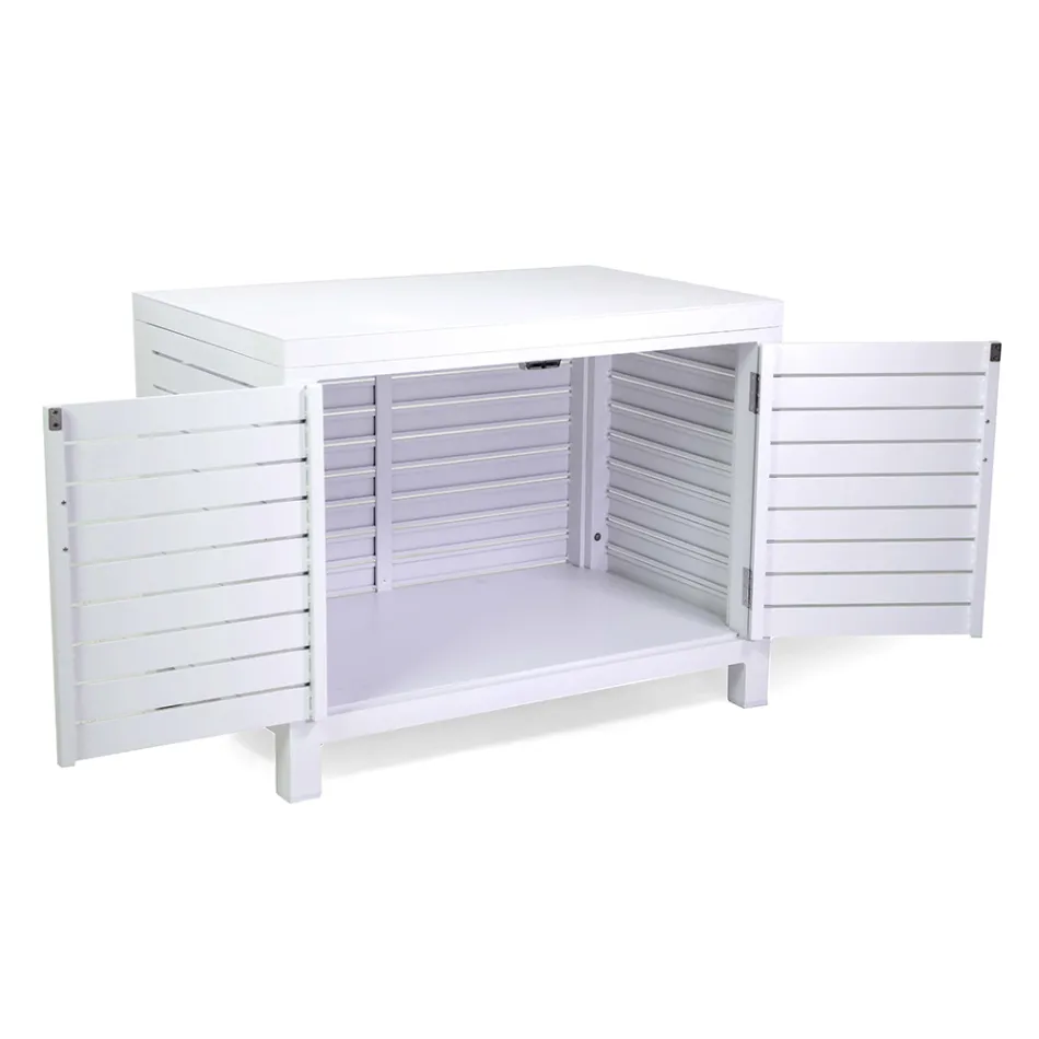 Outdoor Cabinet in Aluminium with Different Finishes - Camera Viadurini