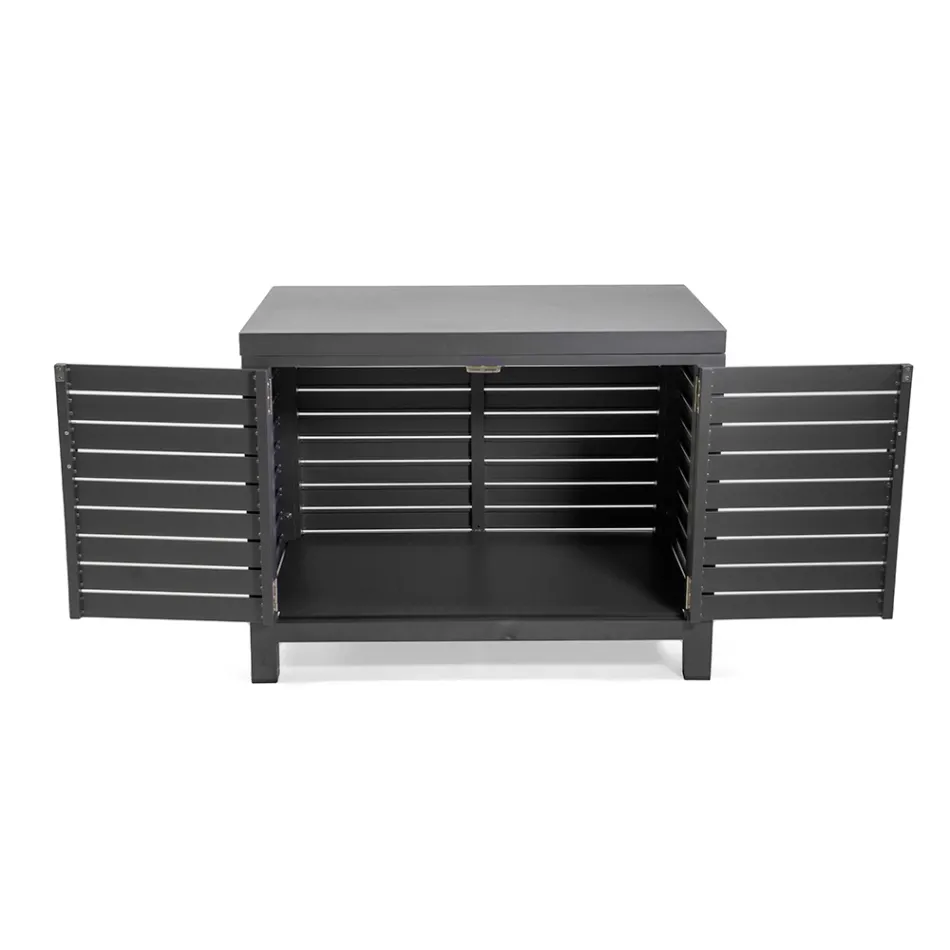 Outdoor Cabinet in Aluminium with Different Finishes - Camera Viadurini