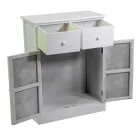 Indoor Cabinet Made of Wood with 2 Doors and 2 Drawers - Meduse Viadurini