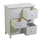 Indoor Cabinet Made of Wood with 6 Drawers - Jellyfish Viadurini