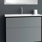 Luxury Design Bathroom Furniture in Wood 90 cm Made in Italy - Cizco Viadurini