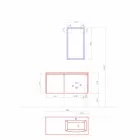 Suspended Design Furniture, Modern Bathroom Composition - Callisi9 Viadurini