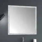 Ground Bathroom Furniture in Copper Metal and White Mdf Made in Italy - Cizco Viadurini