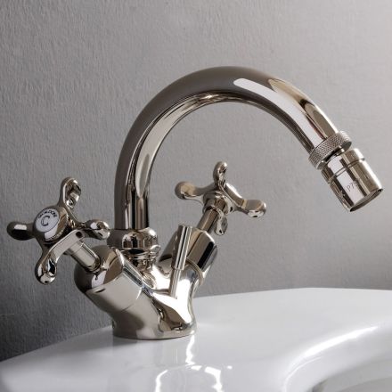 Single Hole Bidet in Heavy Brass with Waste Made in Italy - Polignano Viadurini