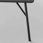 My Home Mek coffee table MDF anthracite grey design L79xH39cm made Italy Viadurini