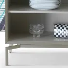 My Home Mirage design sideboard in lacquered MDF H71xL210cm made in Italy Viadurini