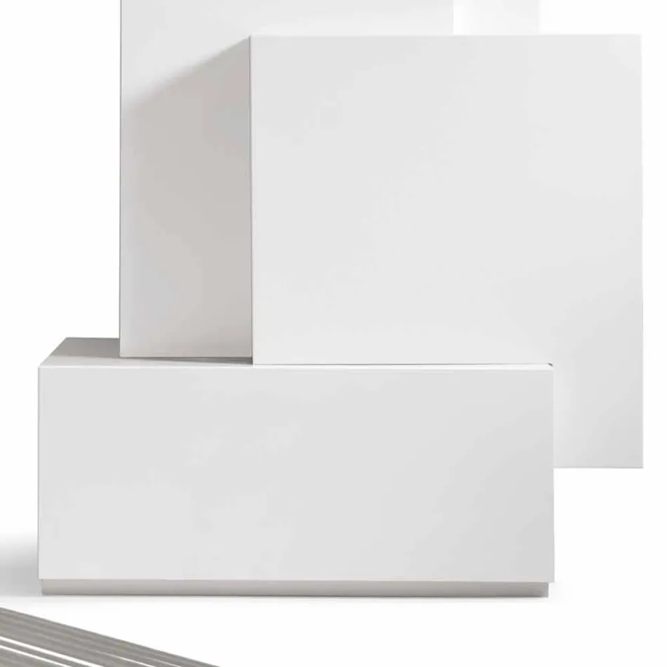 My Home Tetris mobile lounge tower design MDF H196cm made in Italy Viadurini