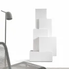 My Home Tetris mobile lounge tower design MDF H196cm made in Italy Viadurini