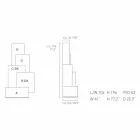 My Home Tetris mobile lounge tower design MDF H196cm made in Italy Viadurini