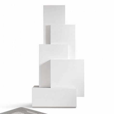 My Home Tetris mobile lounge tower design MDF H196cm made in Italy Viadurini