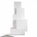 MDF Tetris design tower living area furniture made in Italy