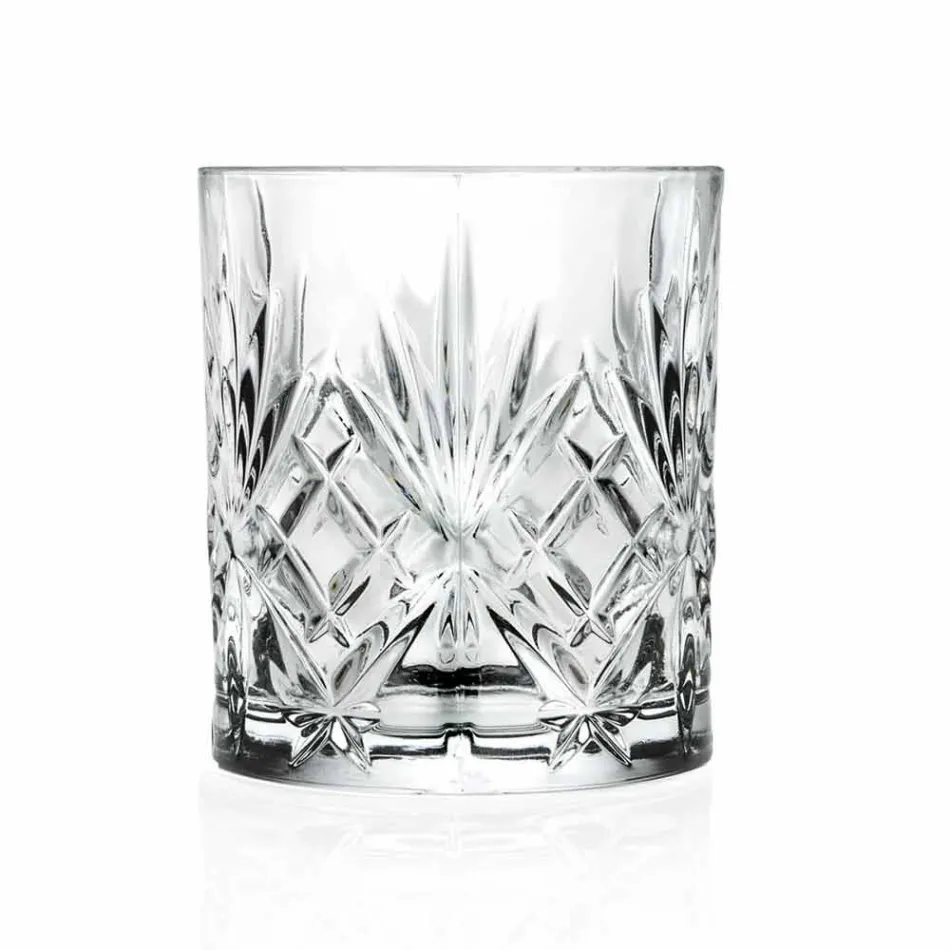 Old Fashioned Tumbler Low Cocktail Glasses 12 Pieces Crystal - Cantabile Viadurini