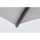 3x3 Outdoor Umbrella with Light Grey Cloth and Anthracite Structure - Dalton Viadurini