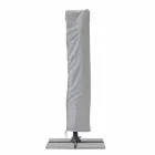 3x3 Outdoor Umbrella with Light Grey Cloth and Anthracite Structure - Dalton Viadurini