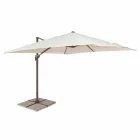 3x3 Outdoor Umbrella with Polyester Cloth and Aluminium Pole - Texas Viadurini