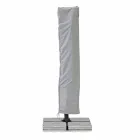 Outdoor Umbrella 4x4 in Light Grey Polyester and Aluminium - Daniel Viadurini