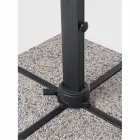 Outdoor Umbrella 4x4 in Light Grey Polyester and Aluminium - Daniel Viadurini