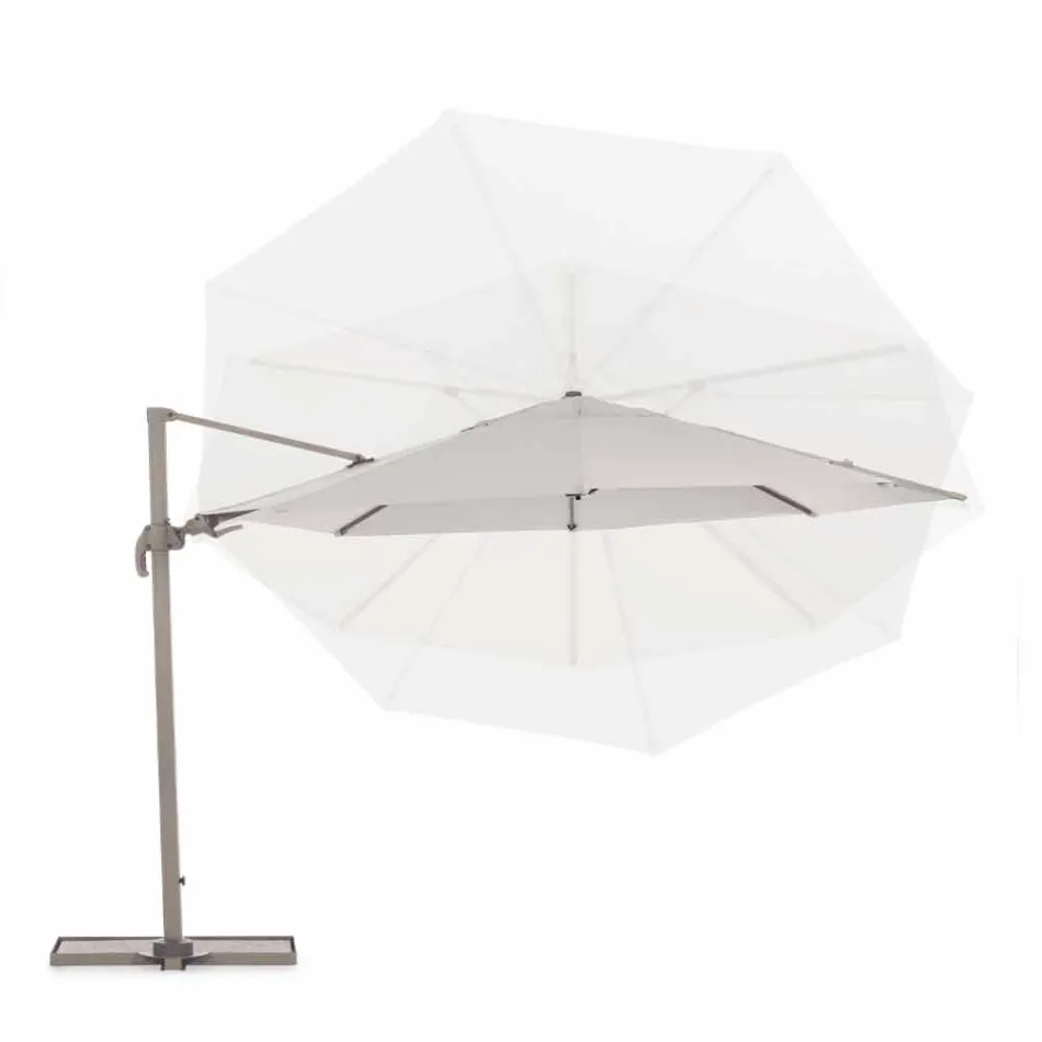 Outdoor Umbrella Diameter 3,5m in Polyester with Aluminium Pole - Linfa Viadurini