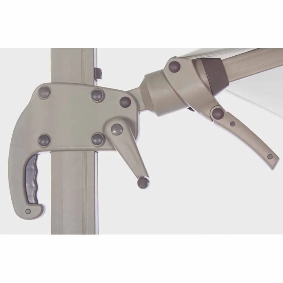 Outdoor Umbrella Diameter 3,5m in Polyester with Aluminium Pole - Linfa Viadurini