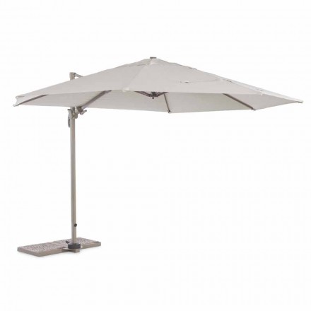 Outdoor Umbrella Diameter 3,5m in Polyester with Aluminium Pole - Linfa Viadurini