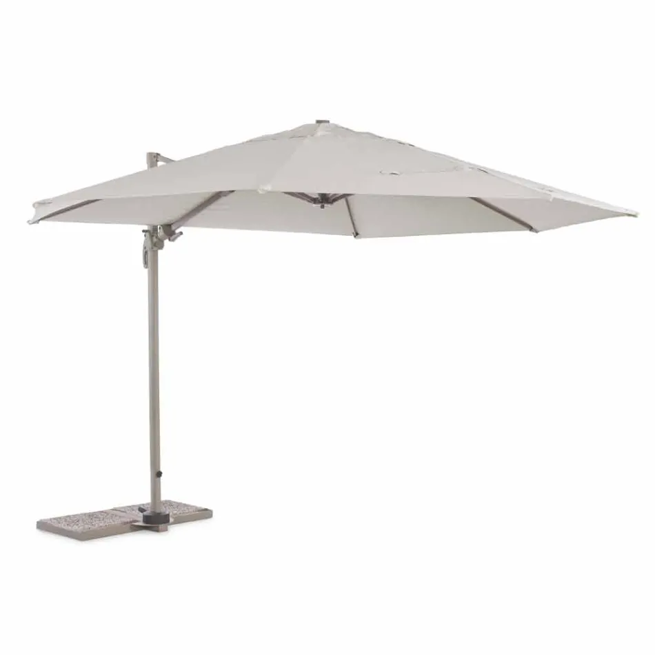 Outdoor Umbrella Diameter 3,5m in Polyester with Aluminium Pole - Linfa Viadurini
