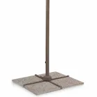 3x4 Garden Umbrella in Polyester with Aluminium Structure - Texas Viadurini