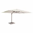 3x4 Garden Umbrella in Polyester with Aluminium Structure - Texas Viadurini