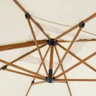 3x4m Garden Umbrella in Aluminium and Polyester, Homemotion - Marco Viadurini