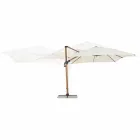 3x4m Garden Umbrella in Aluminium and Polyester, Homemotion - Marco Viadurini
