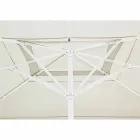4x4 Garden Umbrella with Polyester Cloth and Steel Base - Nastio Viadurini