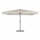 4x4 Garden Umbrella with Polyester Cloth and Steel Base - Nastio Viadurini