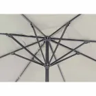4x4 Garden Umbrella with Polyester Cloth and Steel Base - Nastio Viadurini