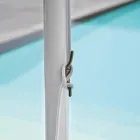 Garden Umbrella with Colored Cloth and Aluminium Structure - Norbert Viadurini