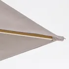 Garden Umbrella with Dove Grey Polyester Canvas 3x4 m, Homemotion - Lucius Viadurini