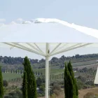 Garden Umbrella in Acrylic Fabric and Aluminium Made in Italy - Solero Viadurini