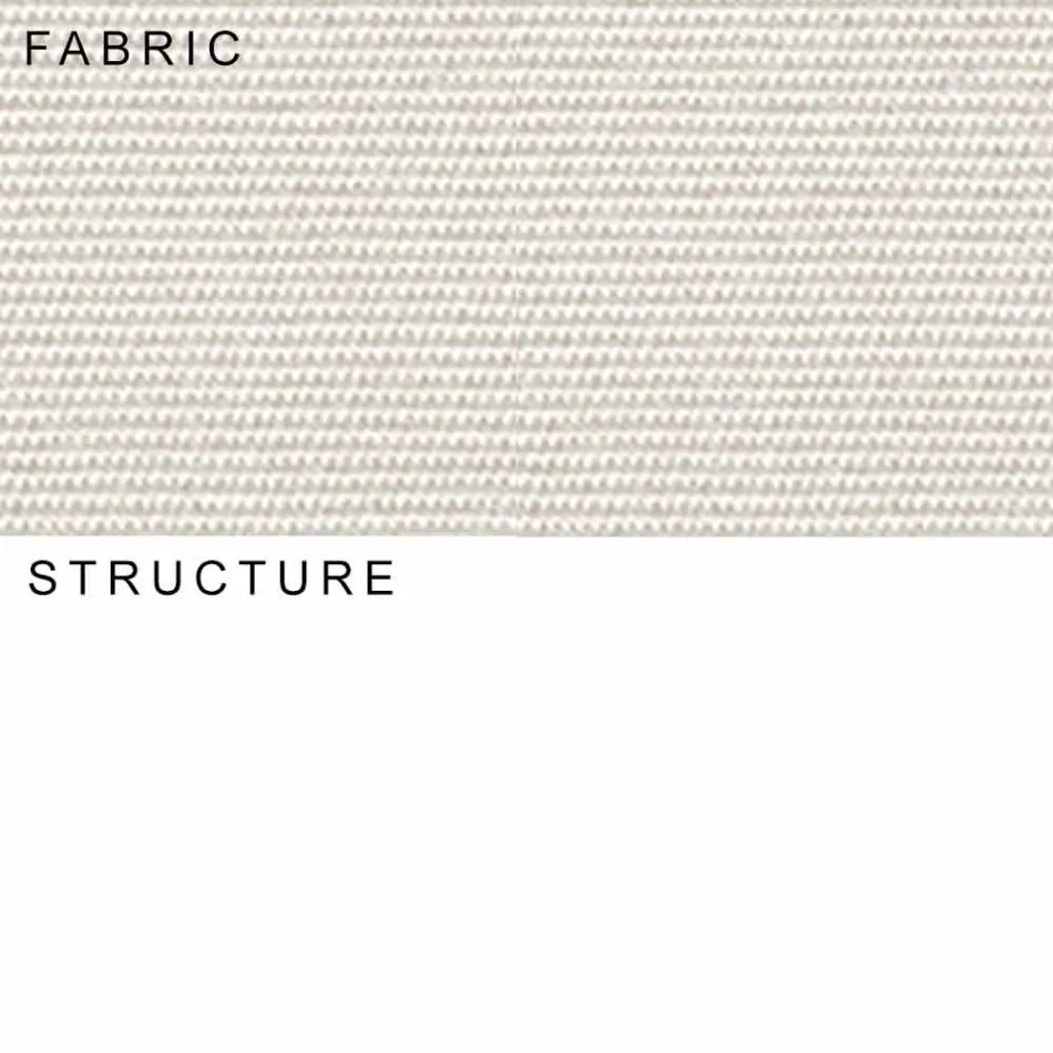 Garden Umbrella in Acrylic Fabric and Aluminium Made in Italy - Solero Viadurini