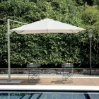 Polyester Umbrella with Handle and Side Pole - Nexa Viadurini