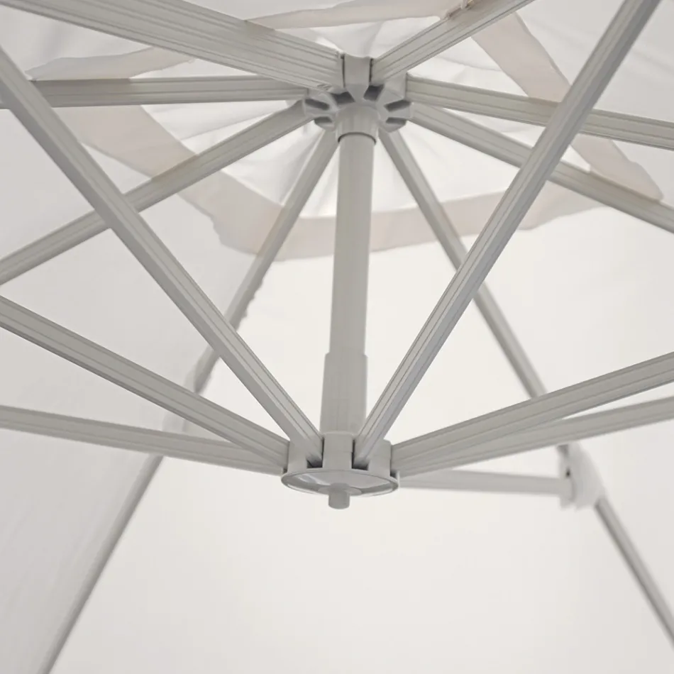 Polyester Umbrella with Handle and Side Pole - Nexa Viadurini