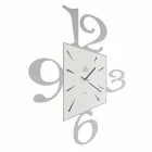 Design Wall Clock in Black Iron or Aluminium Made in Italy - Prospi Viadurini