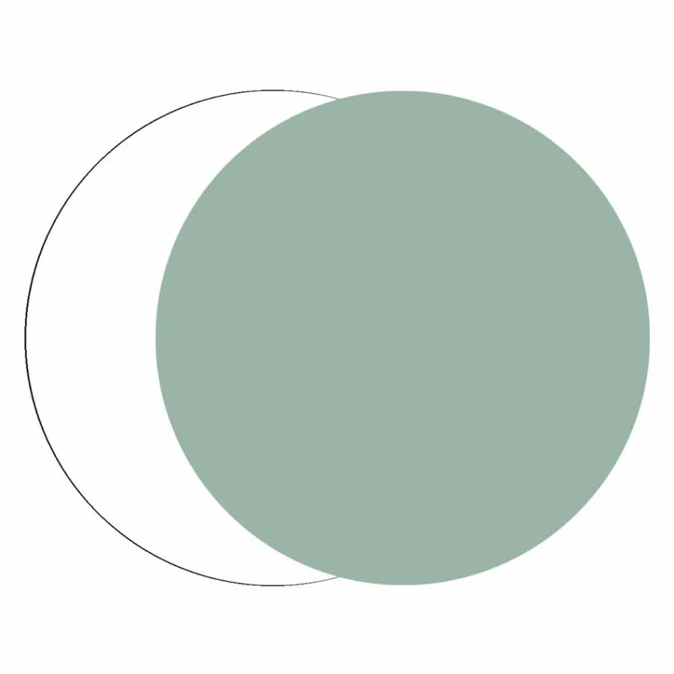 Large Wall Clock in Colored Wood Modern Hexagonal Design - Nidodape Viadurini