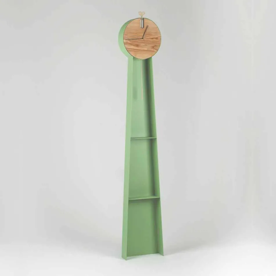 Design Pendulum Clock with Steel Structure Made in Italy - Pendolino Viadurini