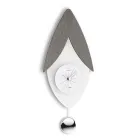 Pendulum Clock in Bisatin Methacrylate Made in Italy - Great Viadurini