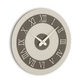 MDF Wall Clock and Roman Numerals in Linen Relief - Chronoform