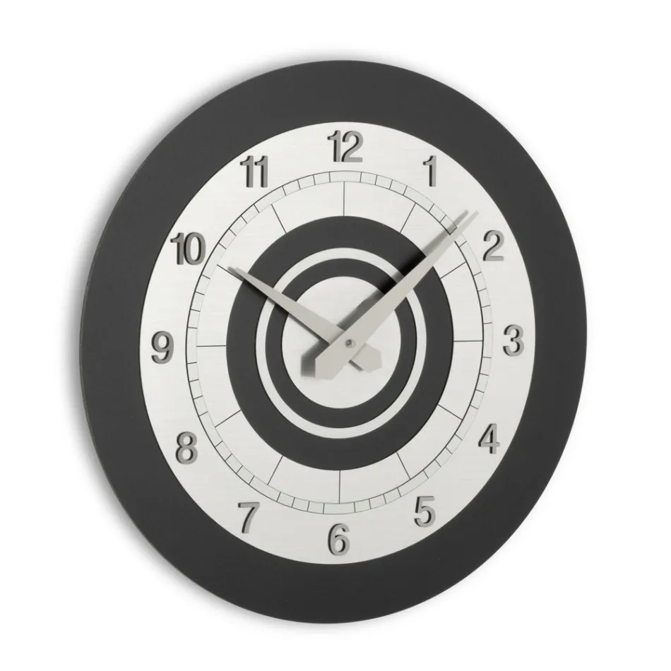 PVC Wall Clock of Different Shades of Colour Made in Italy - Flux Viadurini