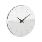 High Density Semi-Expanded PVC Wall Clock Made in Italy - Ritmo Viadurini