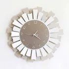 Modern Circular Two-tone Iron Wall Clock Made in Italy - Lussuria Viadurini