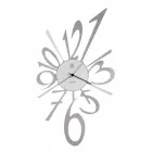 Design Wall Clock in Black Iron or Aluminium Made in Italy - Oceano Viadurini