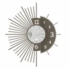 Iron Wall Clock Elegant Design Made in Italy - Aneto Viadurini