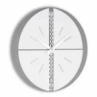 Round Wall Clock with PVC Support Made in Italy - Elisio Viadurini