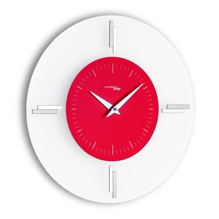 Round Aluminium Wall Clock Made in Italy Modern Design - Siria Viadurini